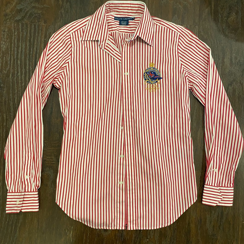Ralph Lauren Women’s RLC Yachting Association Button Down